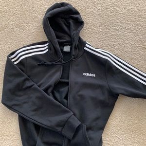 Adidas black hoodie size med.